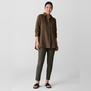 EILEEN FISHER NWOT Washable Stretch Crepe Pant in Branch